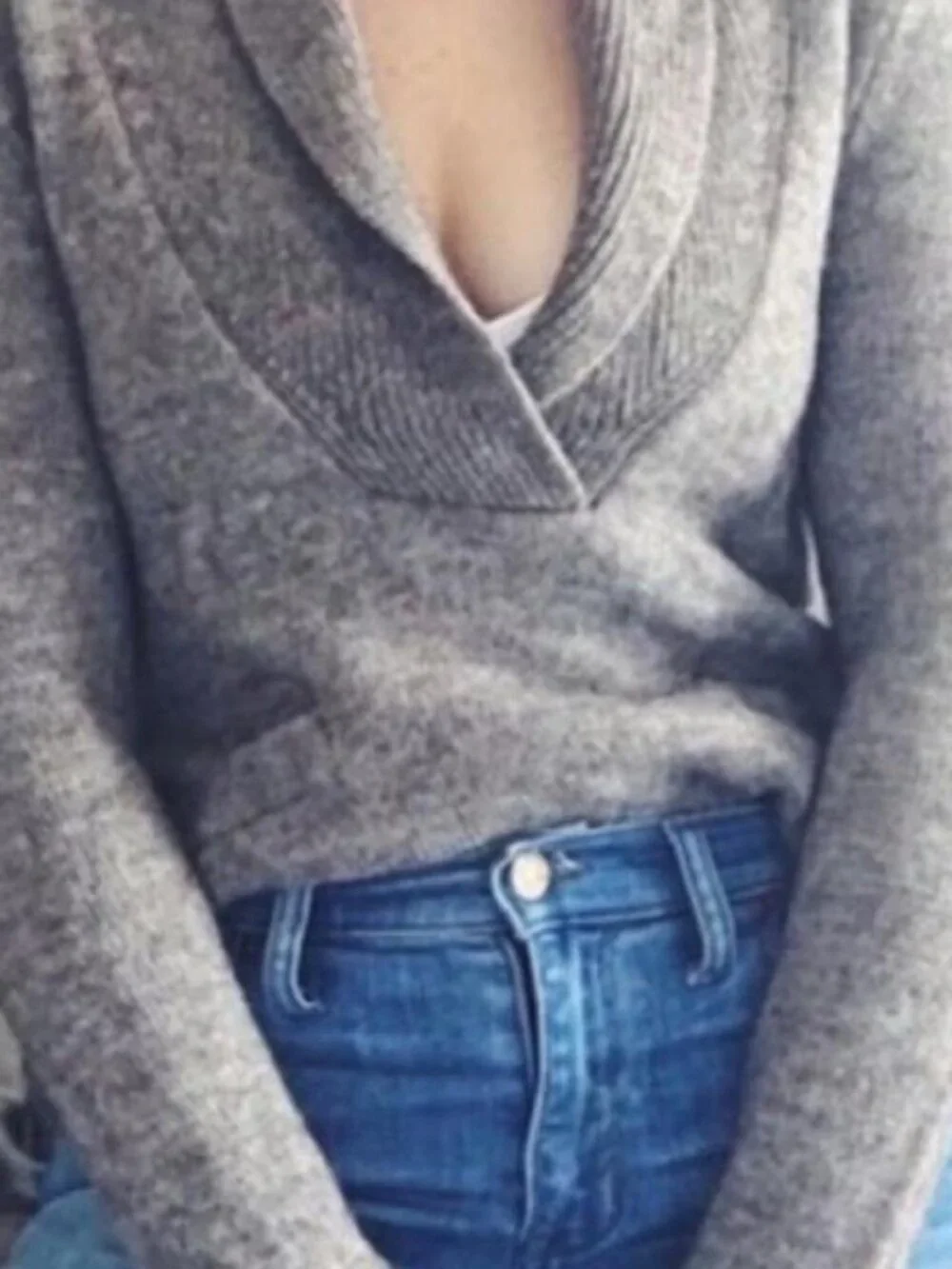 J.Crew Women's Grey Jumper